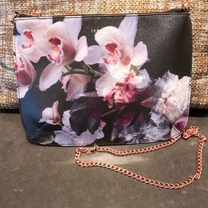 Ted Baker Nara Leather Crosshatch Crossbody